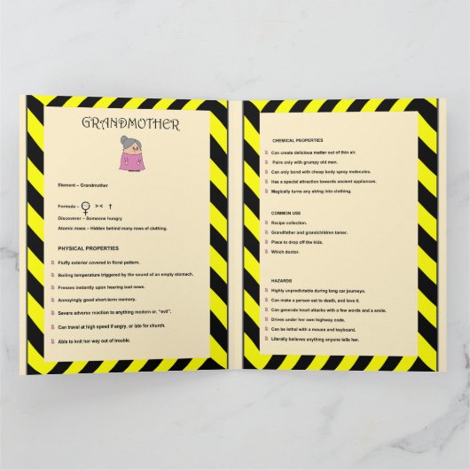 祖母 カード (内部)