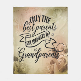 祖母 フリースブランケット