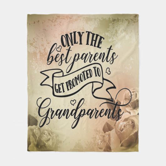 祖母 フリースブランケット (正面)