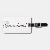 祖母 ラゲッジタグ (正面横)