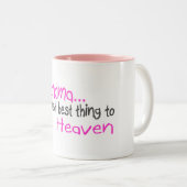 祖母、天国への次の最も最高のな事 ツートーンマグカップ (正面右)