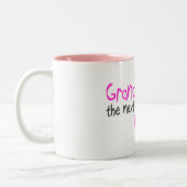 祖母、天国への次の最も最高のな事 ツートーンマグカップ (左)