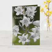 祖母、悔やみや弔慰カード カード (黄色い花)