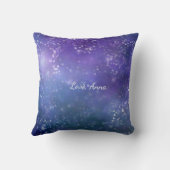 祖母、私はパーソナライズな月及び背部にUを愛します クッション (裏面)