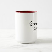 祖母- 2017年確立される- 15のozのコーヒー・マグ マグカップ (中央)