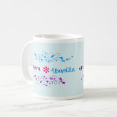 "祖母| Abuelita"のマグ コーヒーマグカップ (正面左)