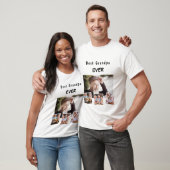 祖父おじいちゃん家族の写真コラージュ Tシャツ (ユニセックス)