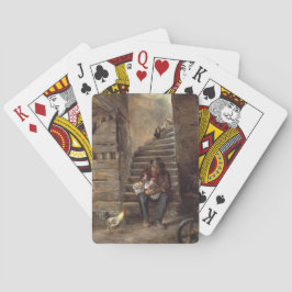 祖父が孫の世話をする トランプ