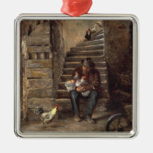 祖父が孫の世話をする