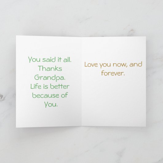 "祖父ことわざ…" カード (内部)