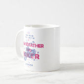 祖父とバイクもしくは自転車に乗る人は、伝説の神話の男を伝説 コーヒーマグカップ (正面左)