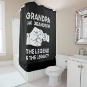 祖父と孫の伝説と遺産 シャワーカーテン (インサイチュ)