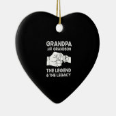 祖父と孫の伝説と遺産 セラミックオーナメント (右)