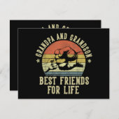 祖父と孫の最高の友達の生活おもしろいG シーズンカード (正面/裏面)