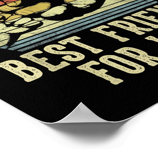 祖父と孫の最高の友達の生活おもしろいG ポスター (角)