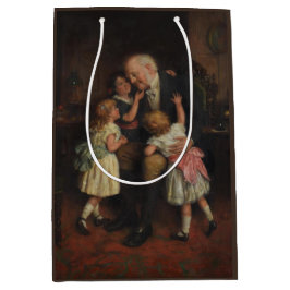 祖父と孫娘（ジョセフ・クラーク） ミディアムペーパーバッグ