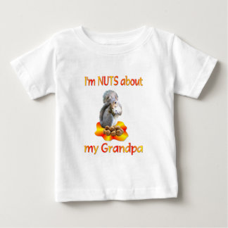 祖父についてのナット ベビーTシャツ