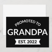 祖父に昇格 2022年頃Ⅱ 招待状 (正面/裏面)