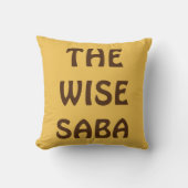 祖父のための過ぎ越しの祝いPESACHの枕"賢いSABA " クッション (正面)