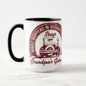 祖父のガレージ マグカップ (左)