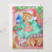 祖父のクリスマスグリーティングカード シーズンカード (正面)