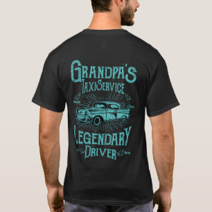祖父のタクシーサービス-ヴィンテージ Tシャツ