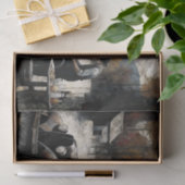 祖父のピックアップのデコパージュ 薄葉紙 (ギフト)