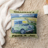 祖父のプライド及び喜びのクッション クッション (ブランケット)