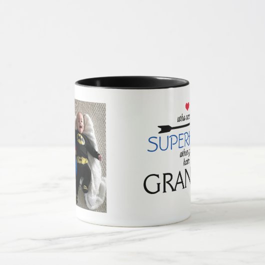 祖父のマグがある時だれがスーパーヒーローを必要とするか マグカップ (中央)