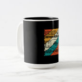 祖父の名言 | 私は全てを父から継承する ツートーンマグカップ (正面左)