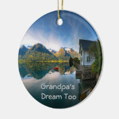 祖父の夢も セラミックオーナメント (左)