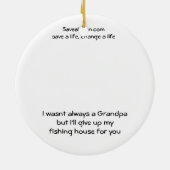 祖父の夢も セラミックオーナメント (裏面)