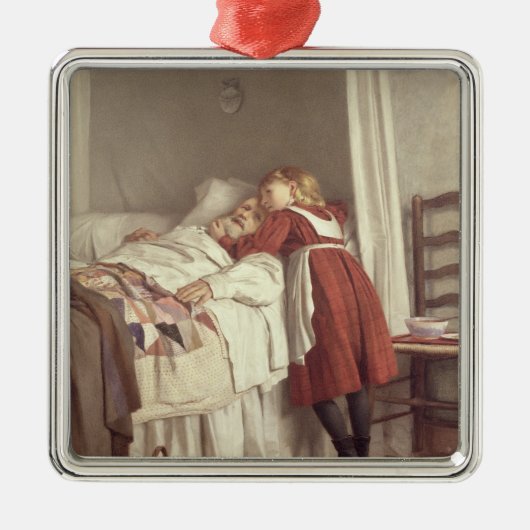 祖父の少しナース メタルオーナメント (正面)