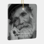 祖父の忌引記念碑 セラミックオーナメント (右)