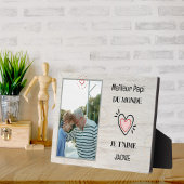 祖父の日のパーソナライズされた贈り物最高のおじいちゃん フォトプラーク