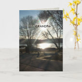 祖父の日 カード (黄色い花)