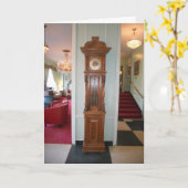 「祖父の時計アットローウェルイン」誕生日カード カード (黄色い花)