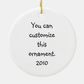 祖父の生命によってカスタマイズオーナメントのライト セラミックオーナメント (裏面)