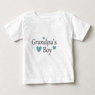 祖父の男の子のベビーのTシャツ ベビーTシャツ