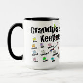 祖父の看守のギフトのための私に最初に電子メールを送って下さい マグカップ (左)