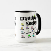 祖父の看守のギフトのための私に最初に電子メールを送って下さい マグカップ (正面右)