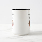 祖父の祖母のためのトウベビー顔ギフト ツートーンマグカップ (中央)