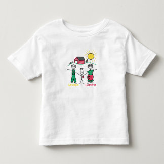 祖父の祖母及び私 トドラーTシャツ