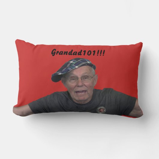 祖父の腰神経の睡眠の枕 ランバークッション (正面)