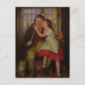 祖父の膝上 ポストカード (正面)