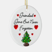 祖父の記念のクリスマスツリーの陶磁器の装飾 セラミックオーナメント (右)