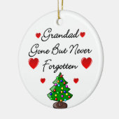 祖父の記念のクリスマスツリーの陶磁器の装飾 セラミックオーナメント (左)