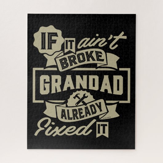 祖父は既にそれを修正した ジグソーパズル (縦)