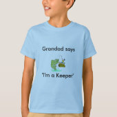 祖父は私がTシャツを採取している看守の子供であることを言います Tシャツ (正面)