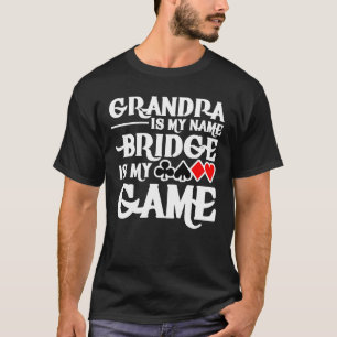祖父は私の一流橋カードです私のゲームです Tシャツ
